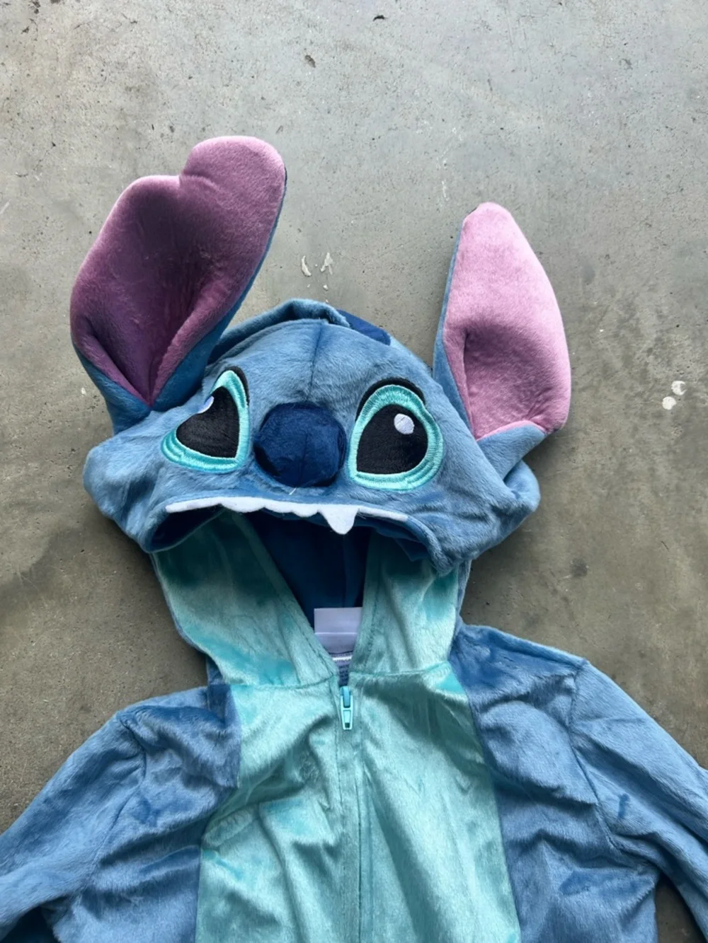 Lilo & Stitch Disney Character Zip-up Onesie Costume with Hand Covers | Size 2T